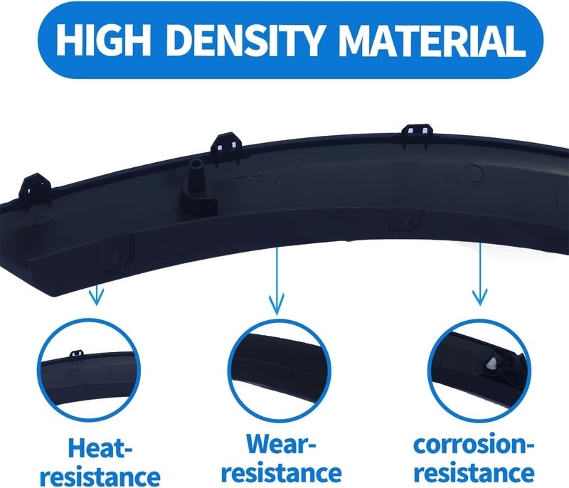Spwrney Passenger Right Side Fender flare Molding for 2015-2023 Transit 150 250 350, Deflector Wheel Arch Trim Accessories, Replace OEM # BK3Z61278L00BB, FO1291134C, Black, 1PC - Image 2